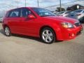 2008 Spicy Red Kia Spectra 5 SX Wagon  photo #7