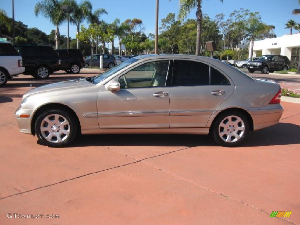 Desert Silver Metallic 2005 Mercedes-Benz C 320 4Matic Sedan Exterior Photo #39807812