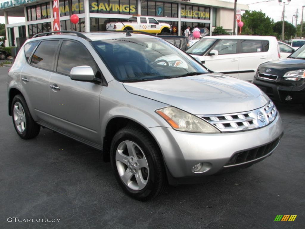 2003 Murano SL - Sheer Silver Metallic / Charcoal photo #1