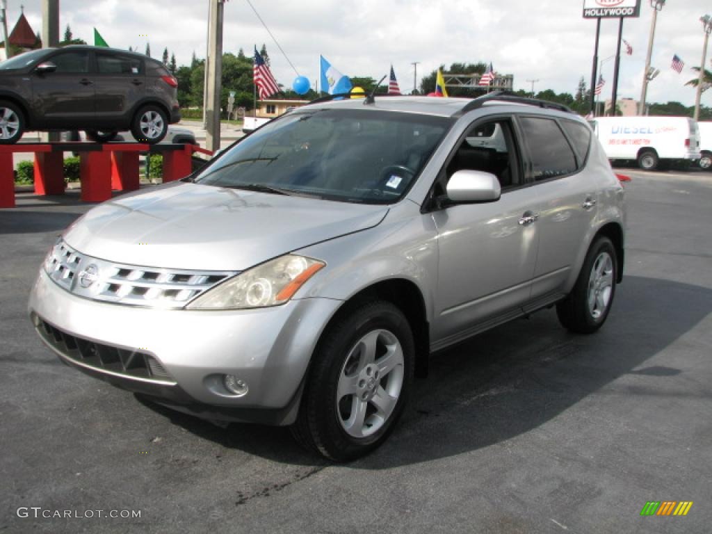 2003 Murano SL - Sheer Silver Metallic / Charcoal photo #5