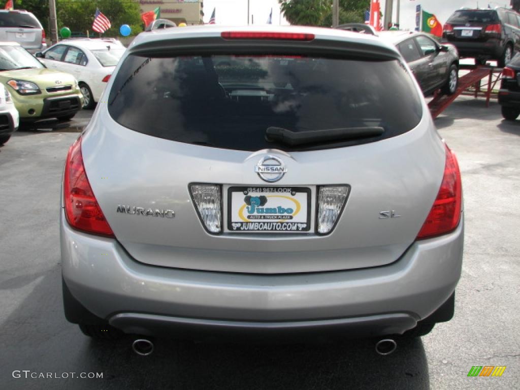 2003 Murano SL - Sheer Silver Metallic / Charcoal photo #8