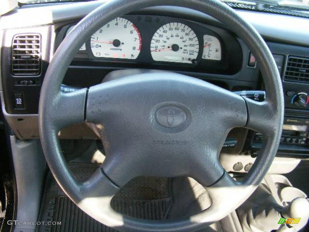 2004 Tacoma Regular Cab 4x4 - Black Sand Pearl / Oak photo #13