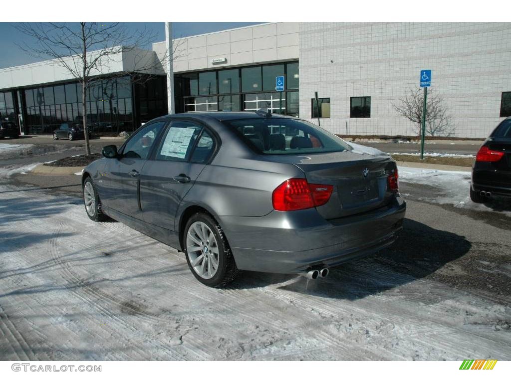 2009 3 Series 328xi Sedan - Space Grey Metallic / Grey Dakota Leather photo #3
