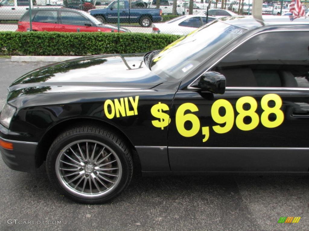 1997 LS 400 - Black / Black photo #3