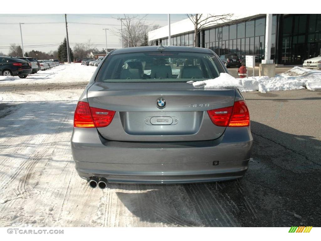 2009 3 Series 328xi Sedan - Space Grey Metallic / Grey Dakota Leather photo #4