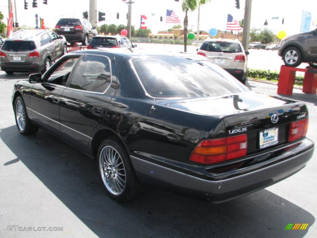 1997 LS 400 - Black / Black photo #11