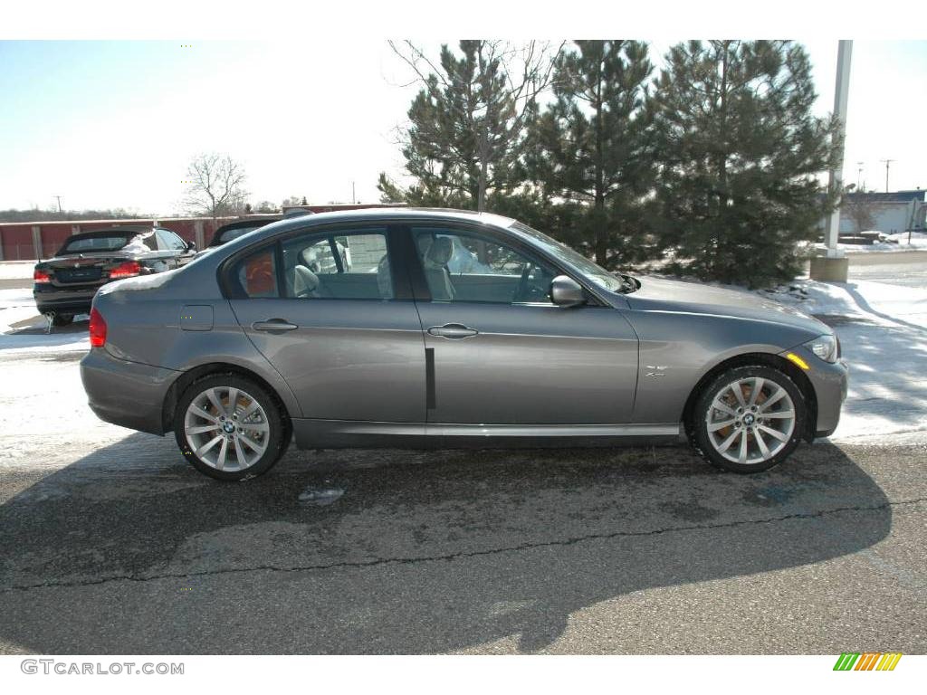 2009 3 Series 328xi Sedan - Space Grey Metallic / Grey Dakota Leather photo #6
