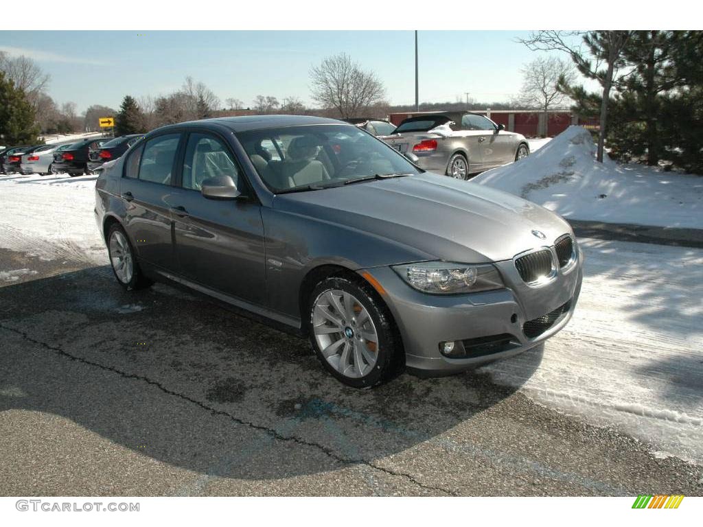 2009 3 Series 328xi Sedan - Space Grey Metallic / Grey Dakota Leather photo #7