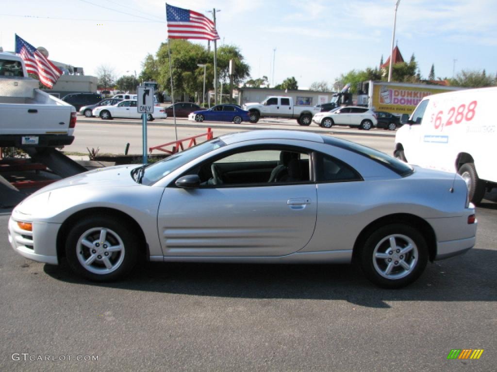 2003 Eclipse RS Coupe - Sterling Silver Metallic / Midnight photo #6