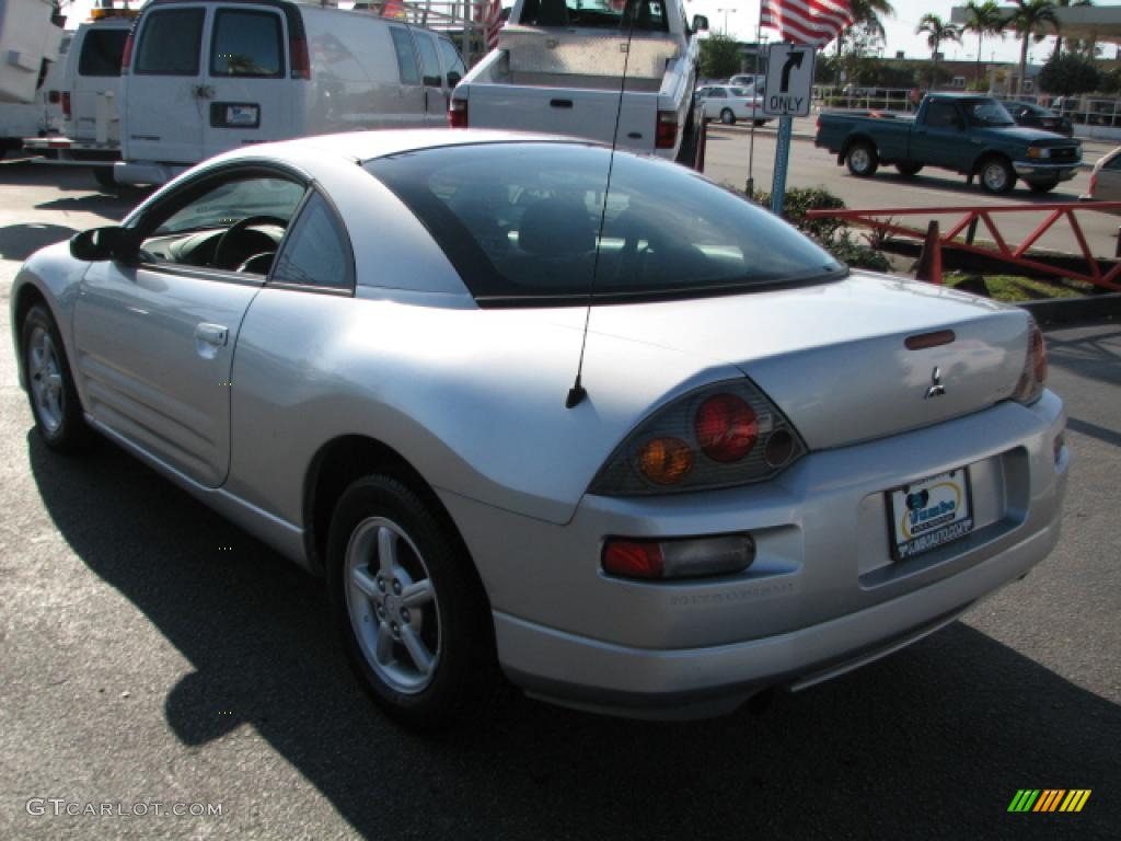 2003 Eclipse RS Coupe - Sterling Silver Metallic / Midnight photo #7