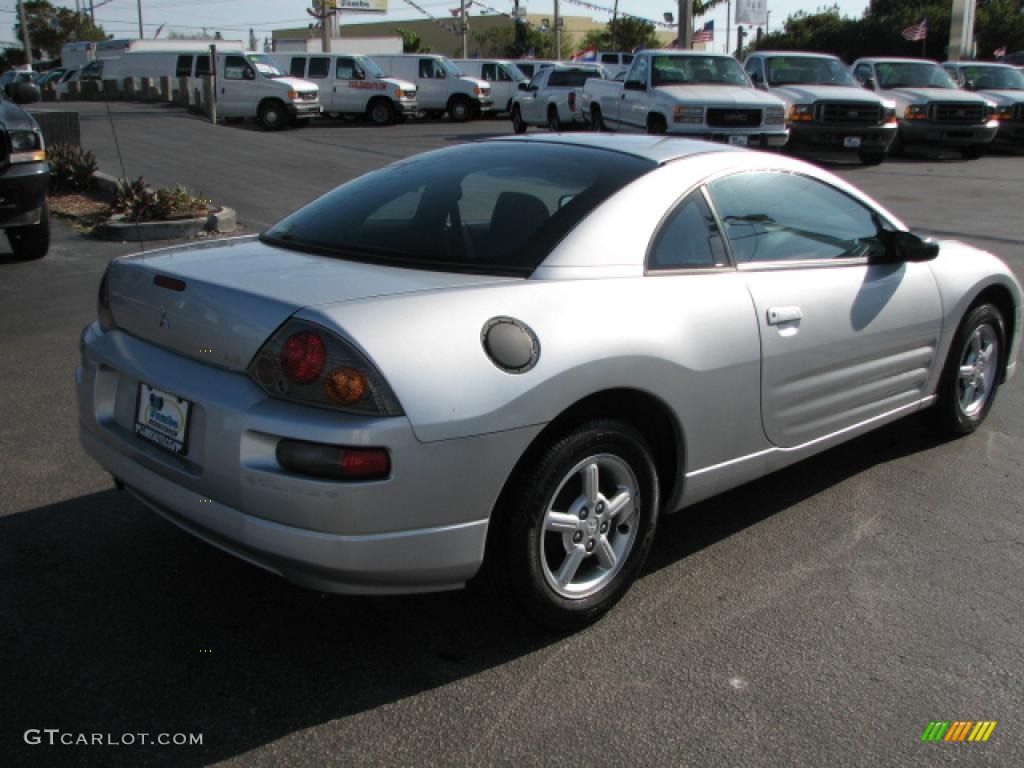 2003 Eclipse RS Coupe - Sterling Silver Metallic / Midnight photo #10