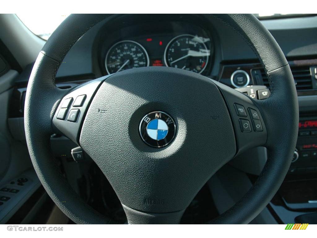 2009 3 Series 328xi Sedan - Space Grey Metallic / Grey Dakota Leather photo #16
