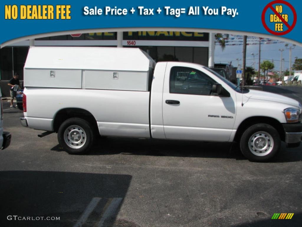 2006 Ram 1500 ST Regular Cab - Bright White / Medium Slate Gray photo #11