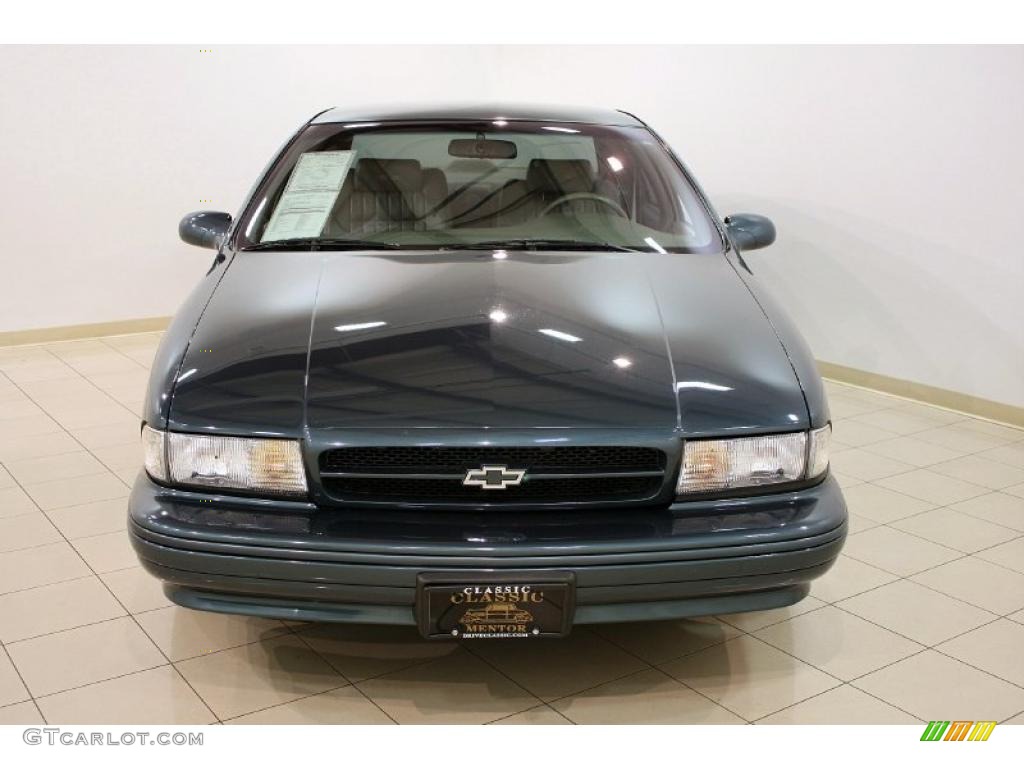 1996 Impala SS - Dark Gray Green Metallic / Gray photo #2