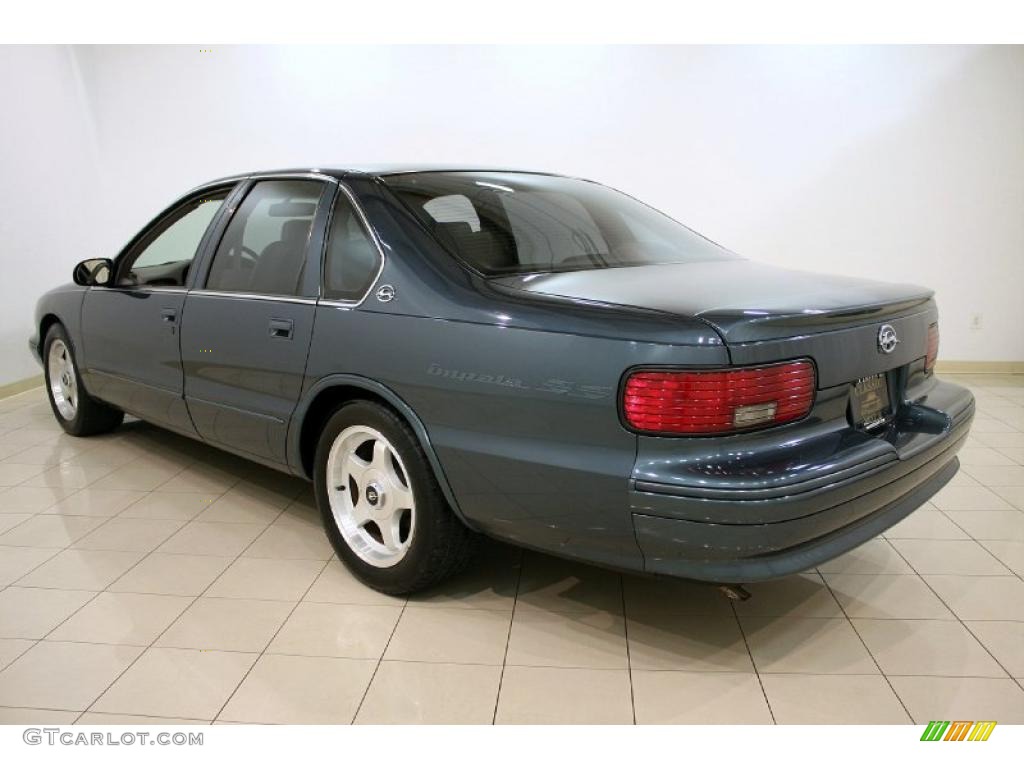 1996 Impala SS - Dark Gray Green Metallic / Gray photo #5