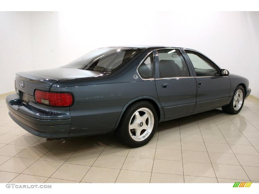 1996 Impala SS - Dark Gray Green Metallic / Gray photo #7