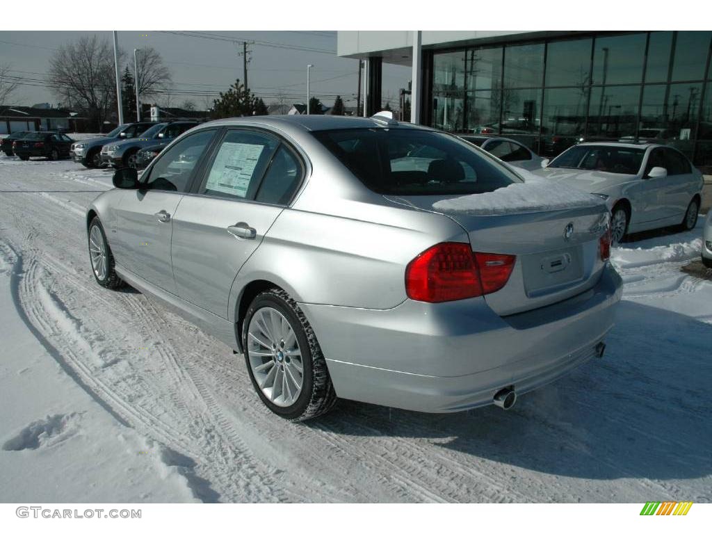 2009 3 Series 335xi Sedan - Titanium Silver Metallic / Black Dakota Leather photo #3