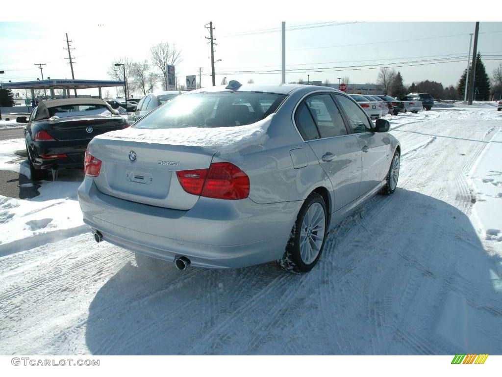 2009 3 Series 335xi Sedan - Titanium Silver Metallic / Black Dakota Leather photo #5