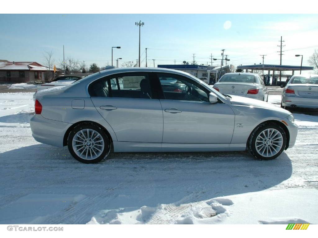 2009 3 Series 335xi Sedan - Titanium Silver Metallic / Black Dakota Leather photo #6