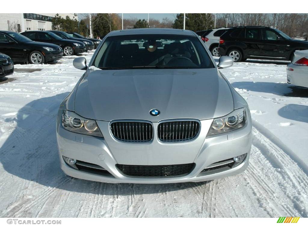 2009 3 Series 335xi Sedan - Titanium Silver Metallic / Black Dakota Leather photo #8