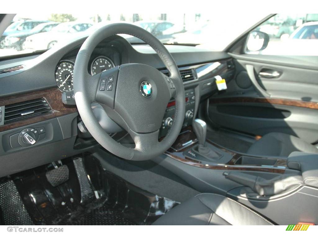 2009 3 Series 335xi Sedan - Titanium Silver Metallic / Black Dakota Leather photo #10
