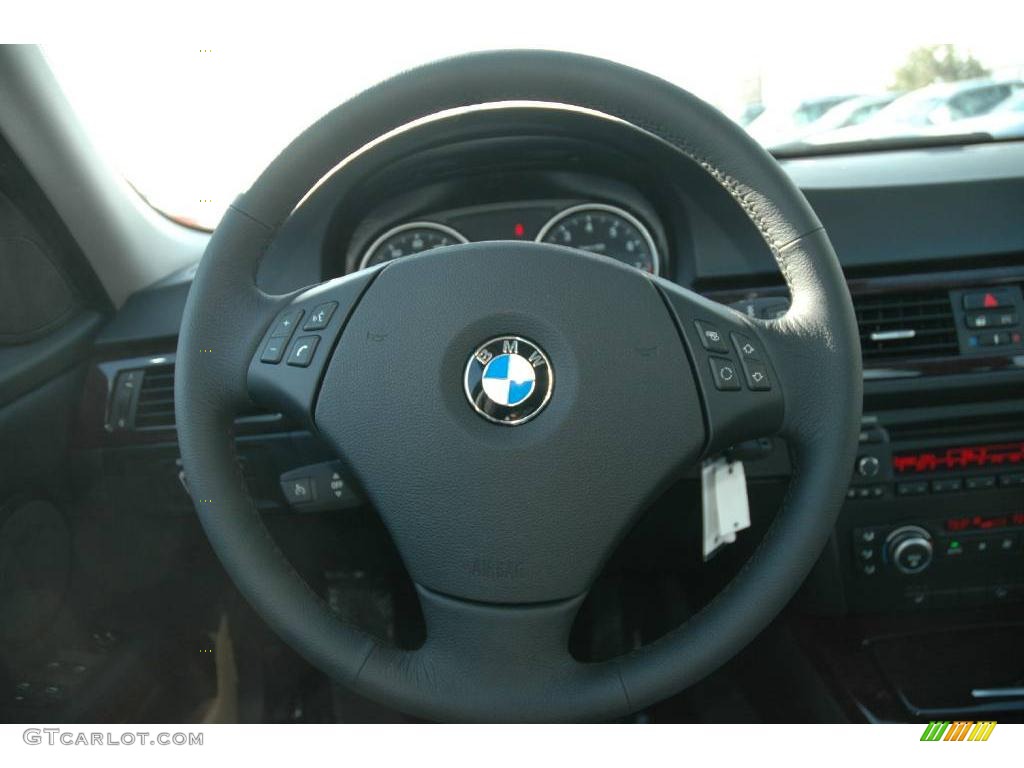 2009 3 Series 335xi Sedan - Titanium Silver Metallic / Black Dakota Leather photo #15