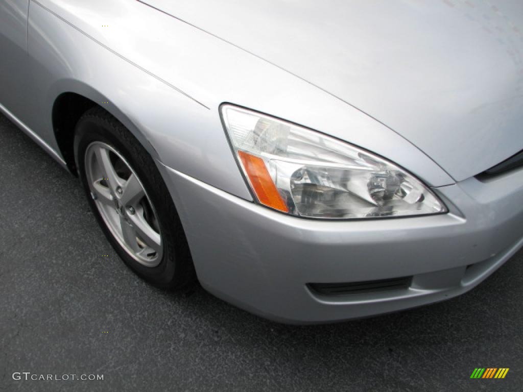 2003 Accord EX-L Coupe - Satin Silver Metallic / Black photo #2