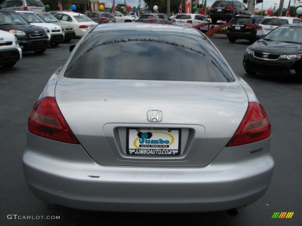 2003 Accord EX-L Coupe - Satin Silver Metallic / Black photo #8