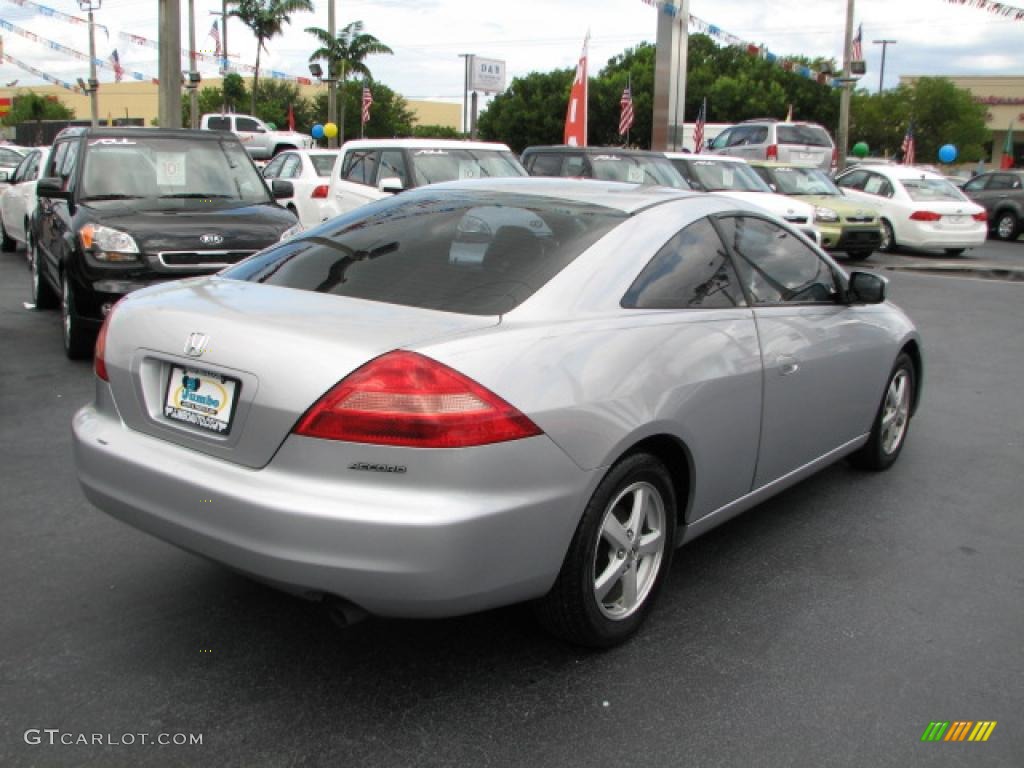2003 Accord EX-L Coupe - Satin Silver Metallic / Black photo #9