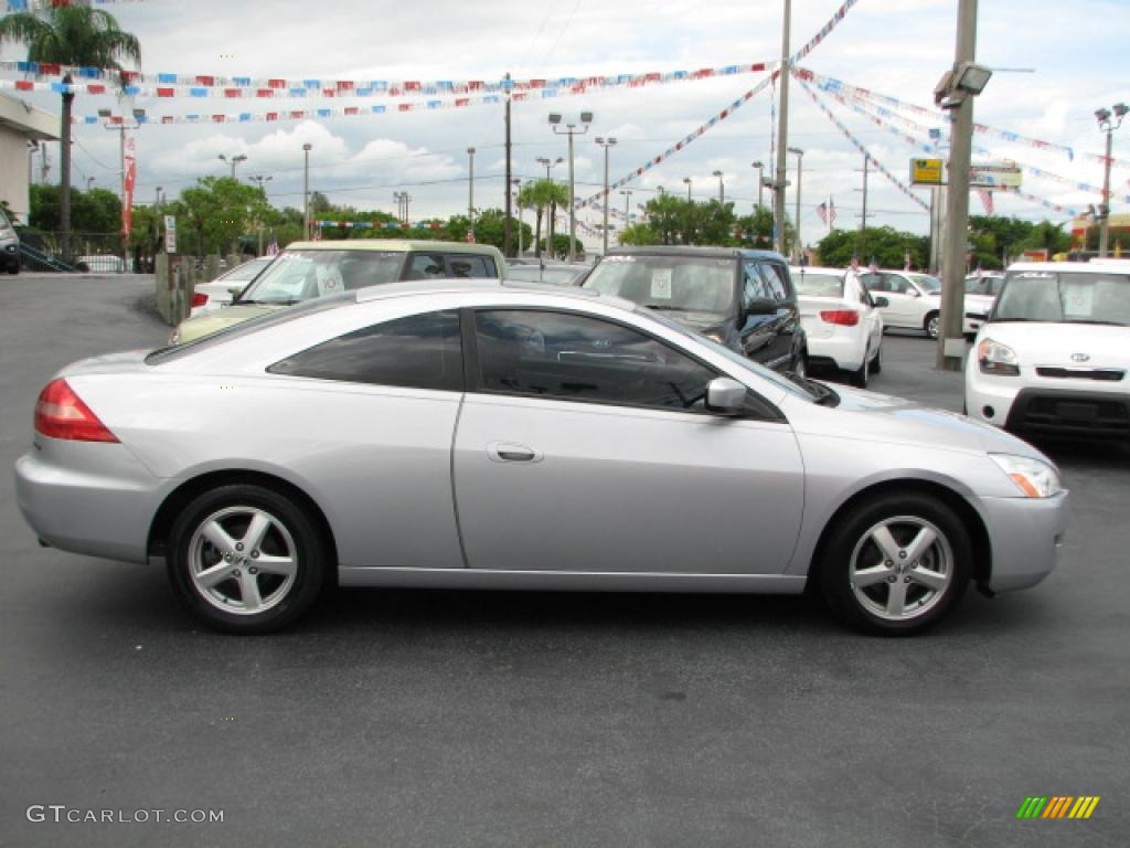 2003 Accord EX-L Coupe - Satin Silver Metallic / Black photo #10
