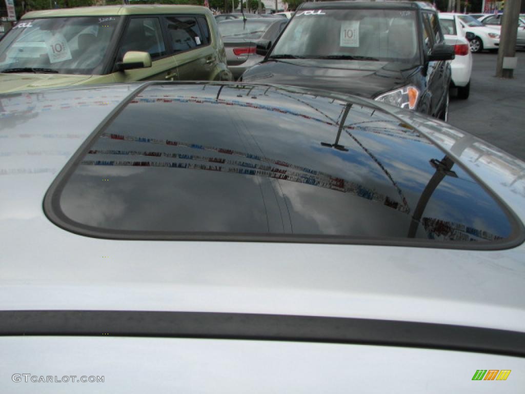 2003 Accord EX-L Coupe - Satin Silver Metallic / Black photo #11