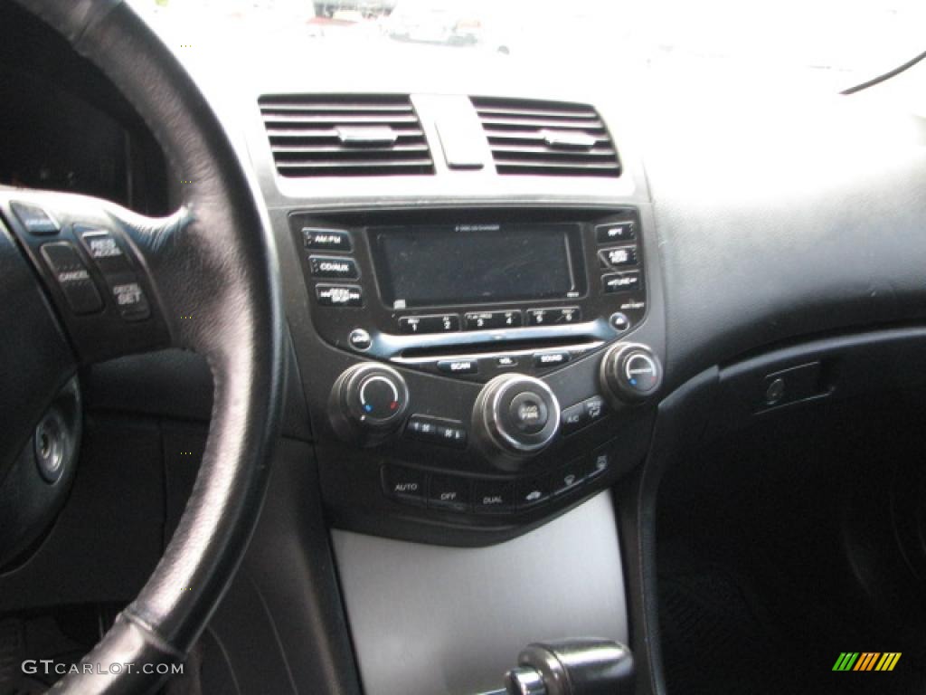 2003 Accord EX-L Coupe - Satin Silver Metallic / Black photo #17