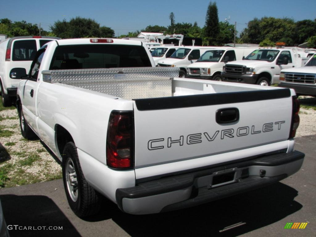 Summit White 2004 Chevrolet Silverado 1500 Regular Cab Exterior Photo #39817376