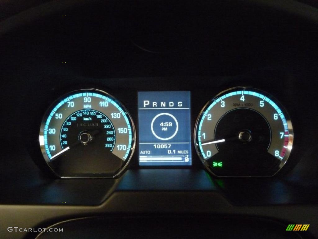 2010 Jaguar XF Sport Sedan Gauges Photo #39817432