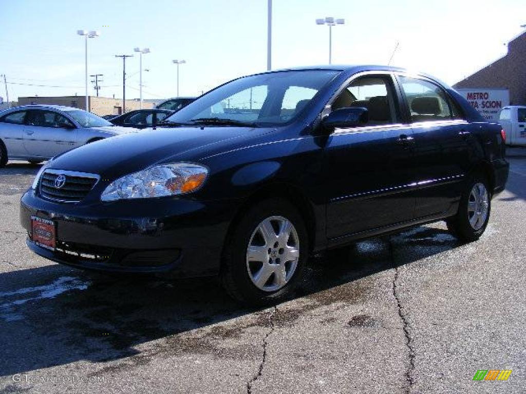 2006 Corolla LE - Indigo Ink Pearl / Beige photo #1
