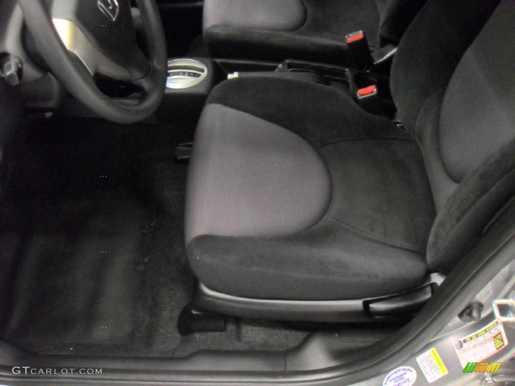 Black/Grey Interior 2008 Honda Fit Hatchback Photo #39818712