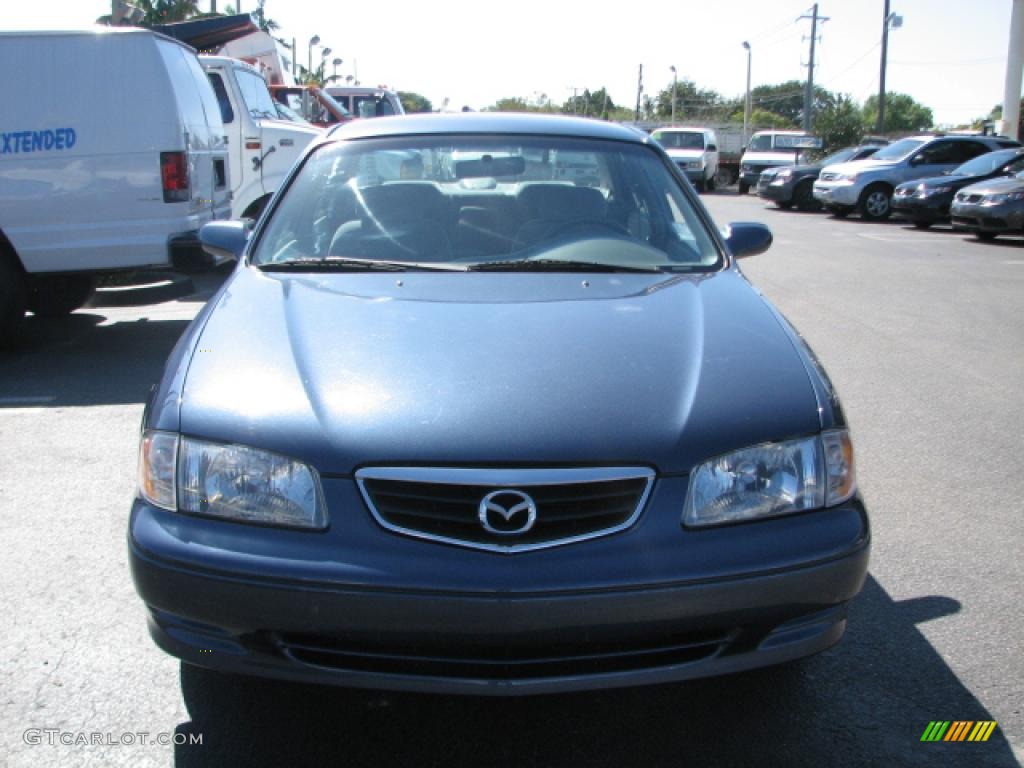 2002 626 LX - Galaxy Blue / Gray photo #3