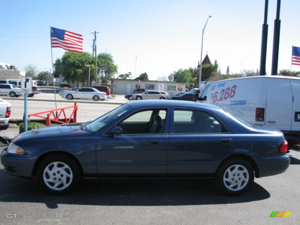 2002 626 LX - Galaxy Blue / Gray photo #6