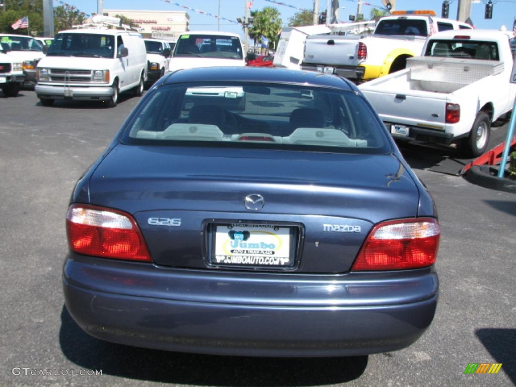 2002 626 LX - Galaxy Blue / Gray photo #8