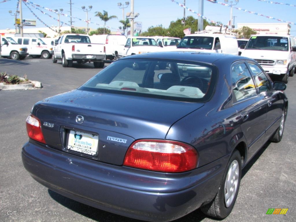 2002 626 LX - Galaxy Blue / Gray photo #9