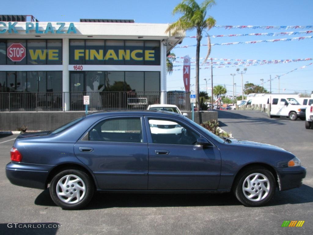 2002 626 LX - Galaxy Blue / Gray photo #10