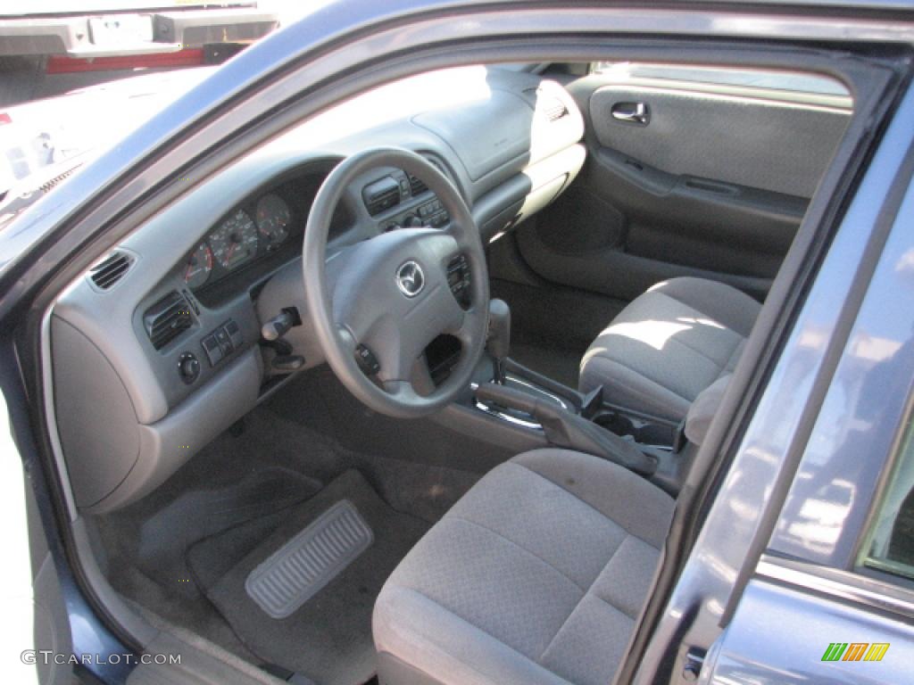 2002 626 LX - Galaxy Blue / Gray photo #14