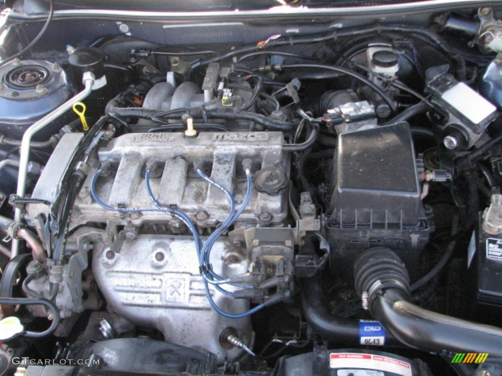 2002 626 LX - Galaxy Blue / Gray photo #23