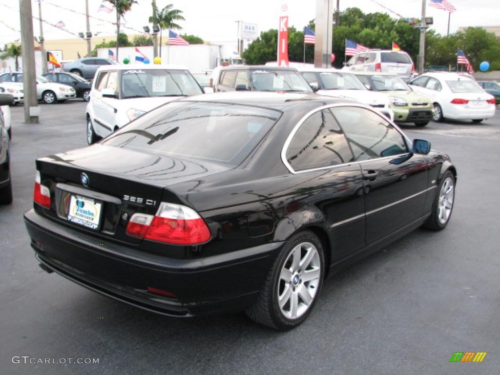 Jet Black 2001 BMW 3 Series 325i Coupe Exterior Photo #39819876