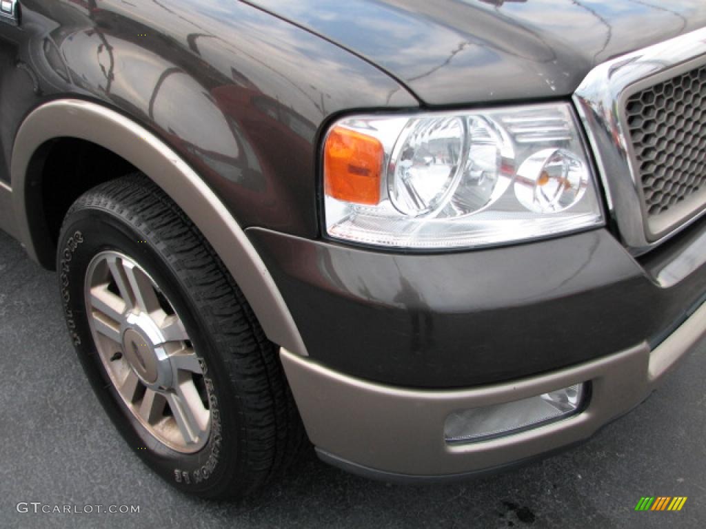 2005 F150 XLT SuperCrew - Dark Stone Metallic / Tan photo #2