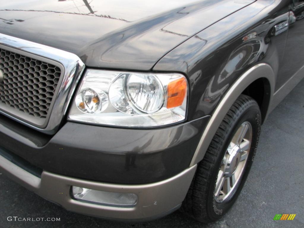 2005 F150 XLT SuperCrew - Dark Stone Metallic / Tan photo #4