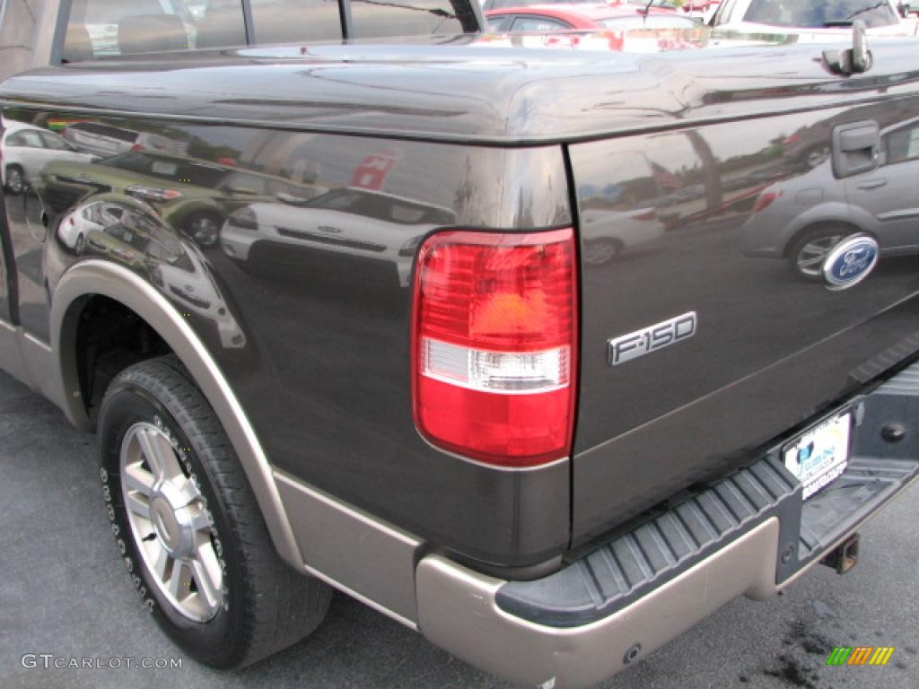 2005 F150 XLT SuperCrew - Dark Stone Metallic / Tan photo #7