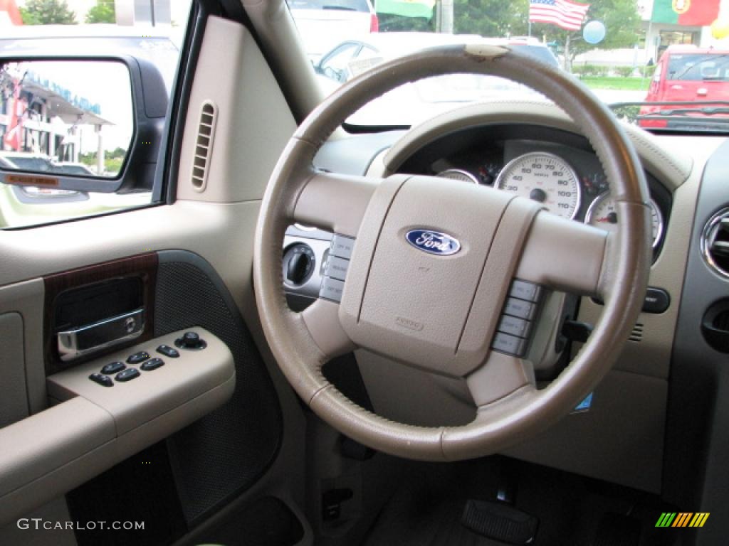 2005 F150 XLT SuperCrew - Dark Stone Metallic / Tan photo #17