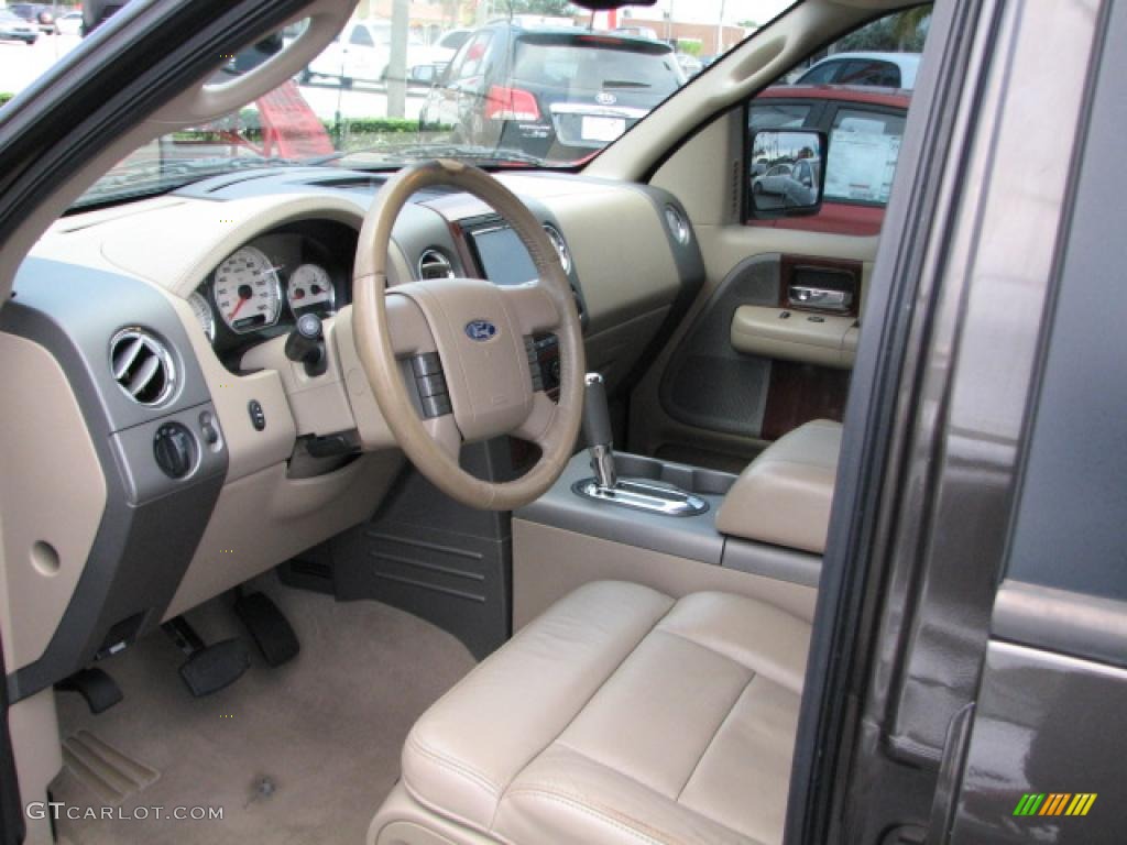 2005 F150 XLT SuperCrew - Dark Stone Metallic / Tan photo #20