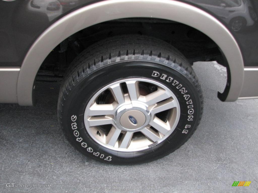 2005 F150 XLT SuperCrew - Dark Stone Metallic / Tan photo #24